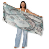 The Artists Label - Winter Dance Wool Scarf - flat