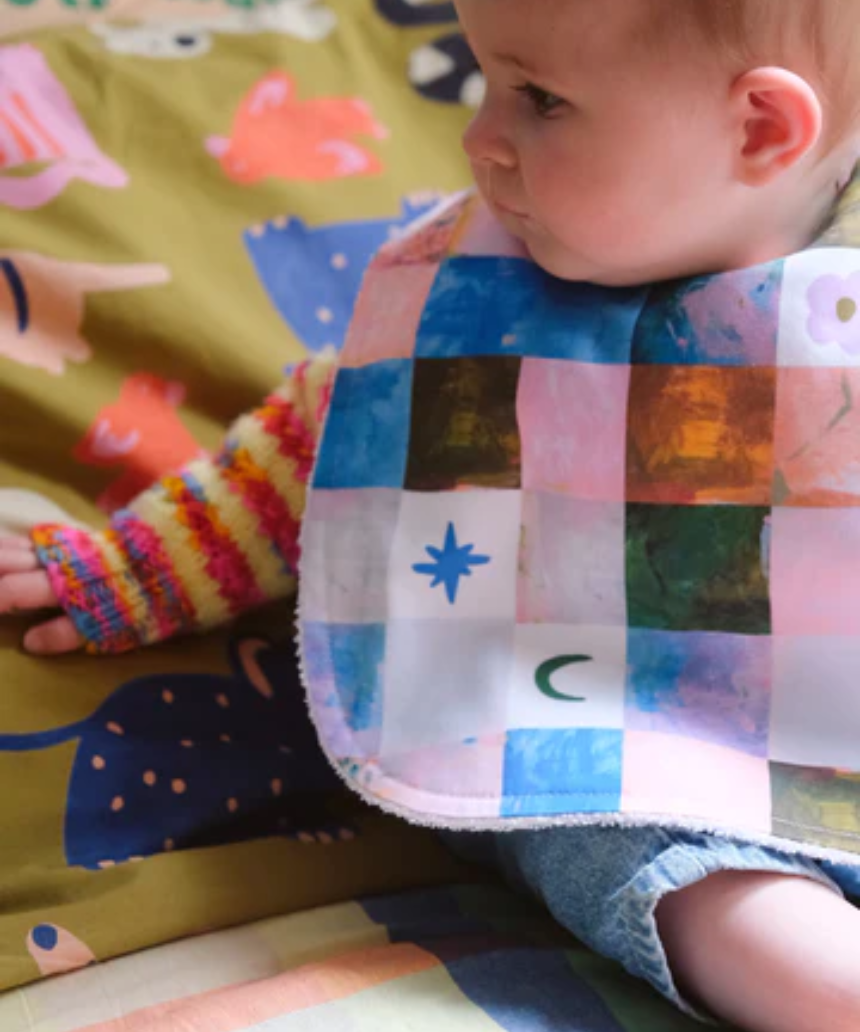 Tilda & Moo - Classic Bib - Blankie, Baby bib, Tilda & Moo - Say It Sister