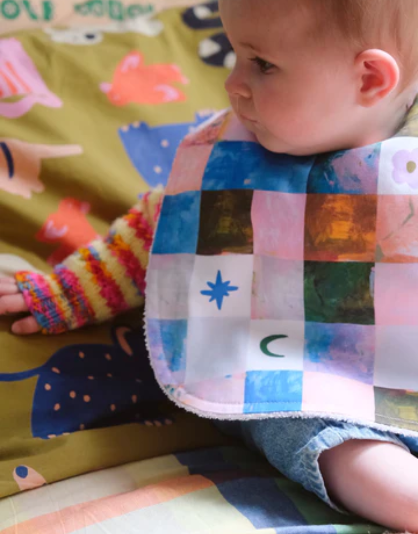 Tilda & Moo - Classic Bib - Blankie, Baby bib, Tilda & Moo - Say It Sister