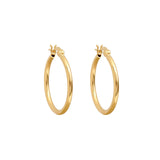 Linda Tahija - Foundation Hoop Earrings in Gold