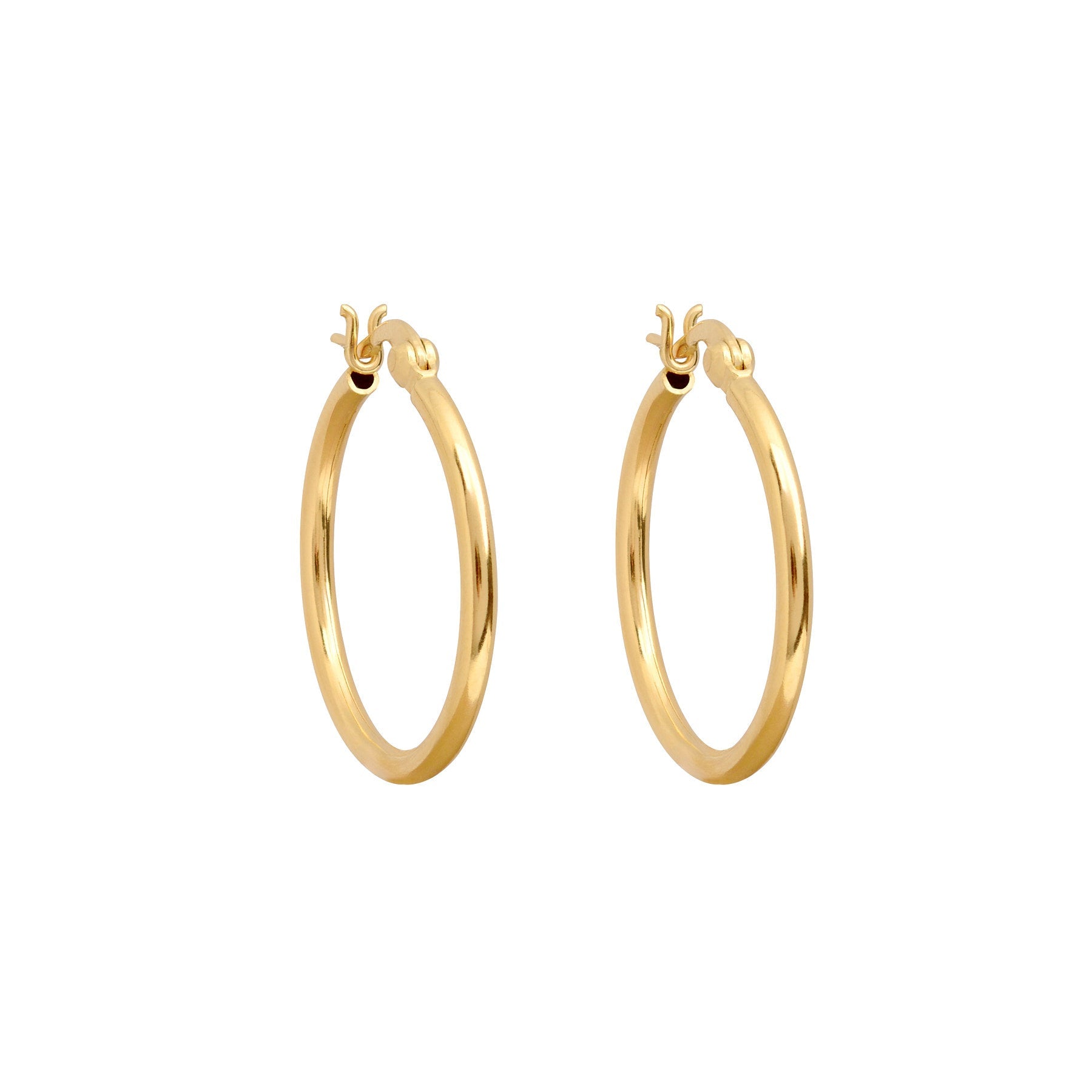 Linda Tahija - Foundation Hoop Earrings in Gold