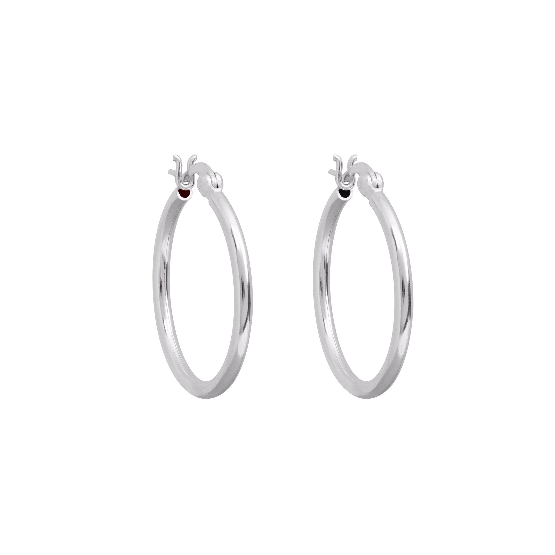 Linda Tahija - Foundation Hoop Earrings in Silver