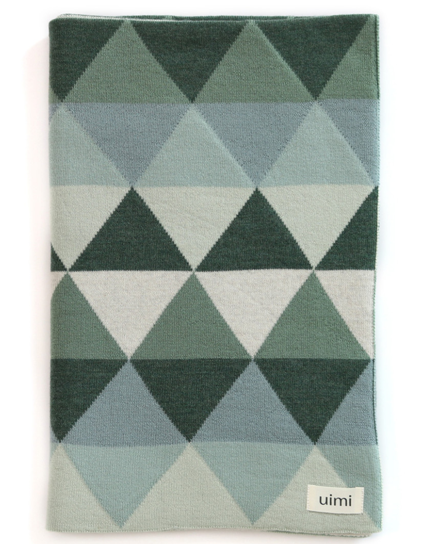 Uimi - Indiana Blanket Throw Lagoon, throw, Uimi - Say It Sister