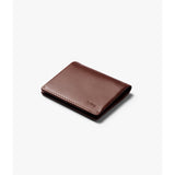 Bellroy Slim Sleeve wallet in Java Caramel leather, showing its sleek, minimalist design with multiple card slots and a cash pocket.