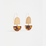 Elk - Heran Hook Earring Tortoiseshell, Earrings, Elk - Say It Sister