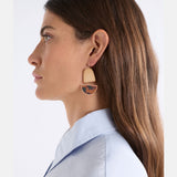 Elk - Heran Hook Earring Tortoiseshell, Earrings, Elk - Say It Sister