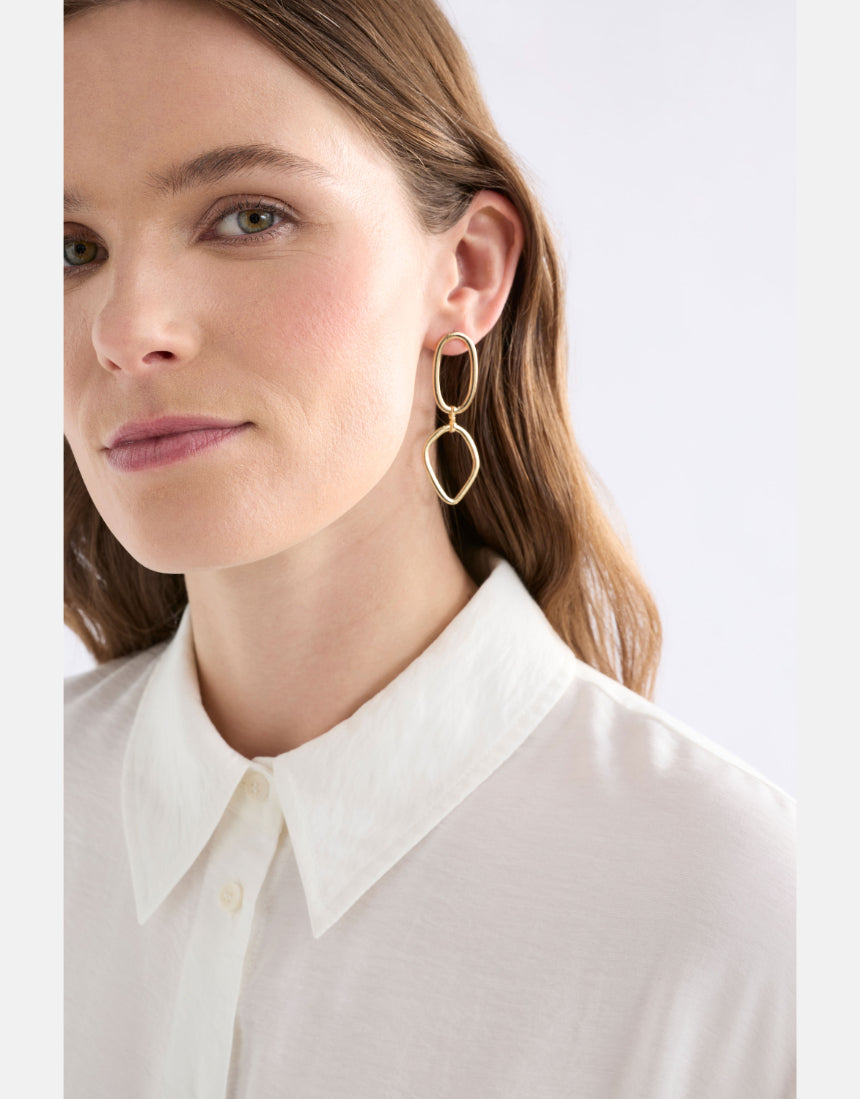 Elk - Boden Drop Earring Gold, Earrings, Elk - Say It Sister