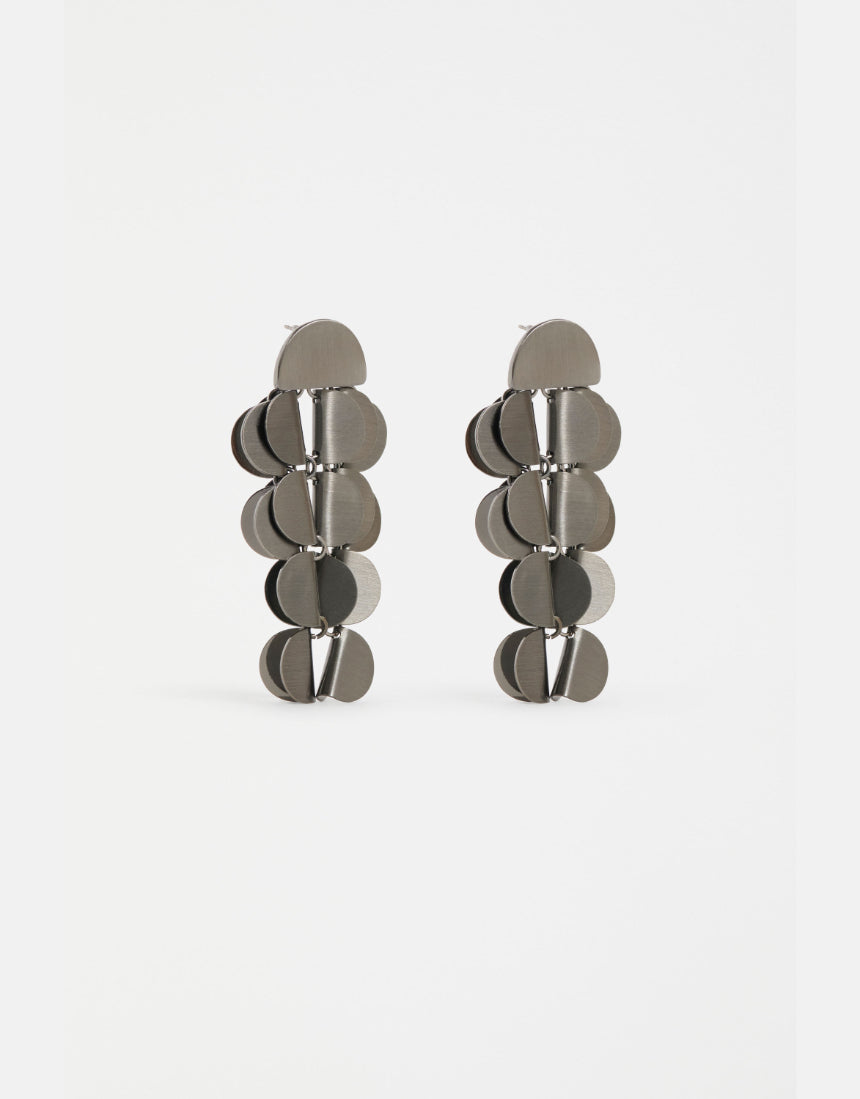 Elk - Ozett Drop Earring Gunmetal, Earrings, Elk - Say It Sister