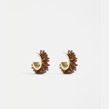 Elk - Karan Small Hoop Earring Tortoiseshell, Earrings, Elk - Say It Sister