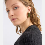 Elk - Karan Small Hoop Earring Olive, Earrings, Elk - Say It Sister
