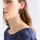 Elk - Karan Small Hoop Earring Olive, Earrings, Elk - Say It Sister