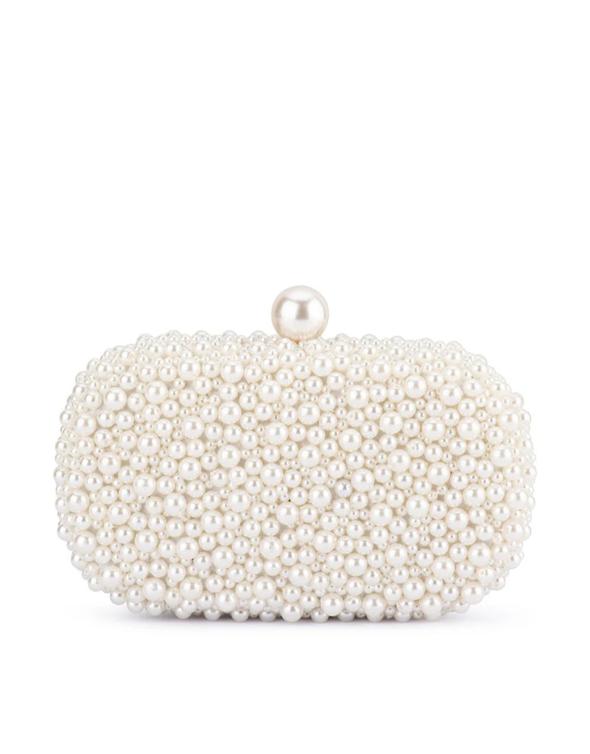 Olga Berg - Valentina Pearl Clutch, bag, Olga Berg - Say It Sister