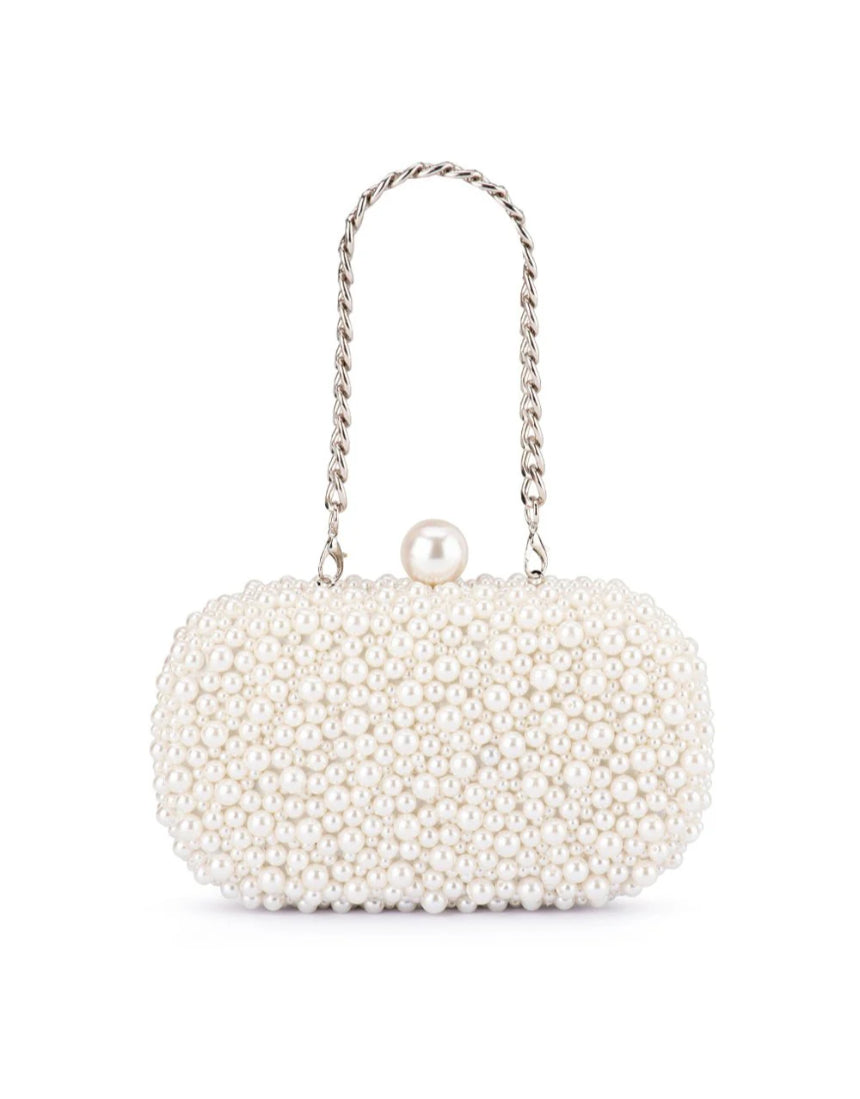 Olga Berg - Valentina Pearl Clutch, bag, Olga Berg - Say It Sister