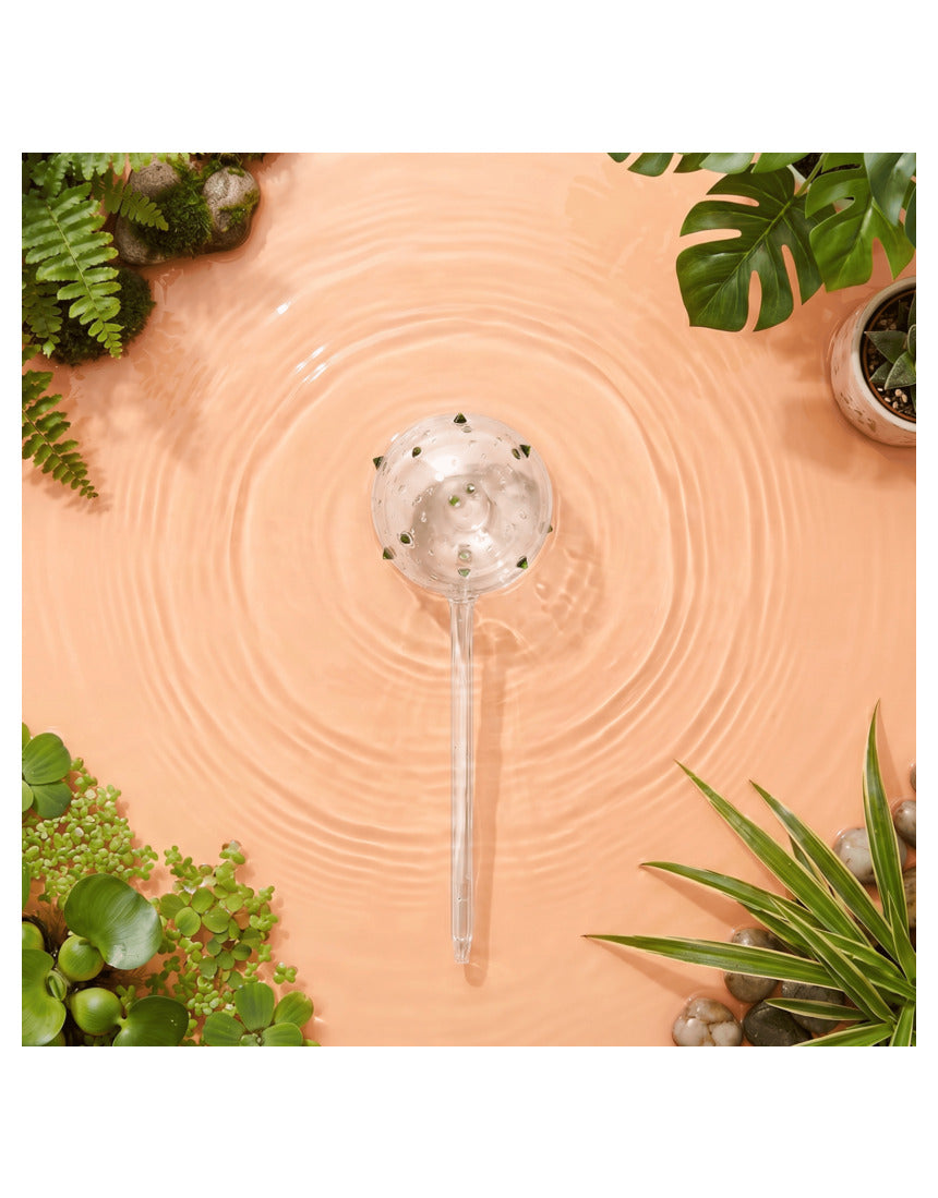 We The Wild - Self-Watering Globe - Green Confetti