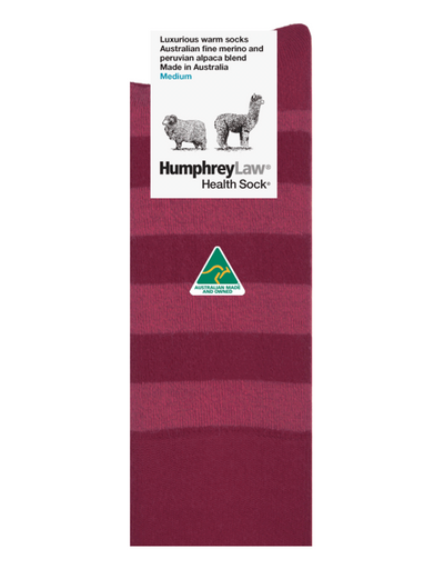 Humphrey Law - Fine Merino & Baby Alpaca Socks Medium - Say It Sister