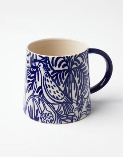 Del Sol Bird Mug Blue, mug, Jones & Co - Say It Sister