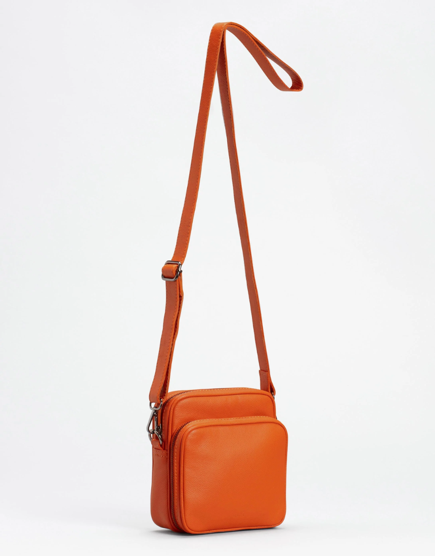 Crossbody bag orange hot sale