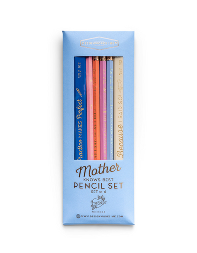 Mother Knows Best Pencil Set - Say It Sister