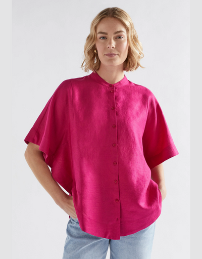 Elk - Elev Shirt Bright Pink - Say It Sister