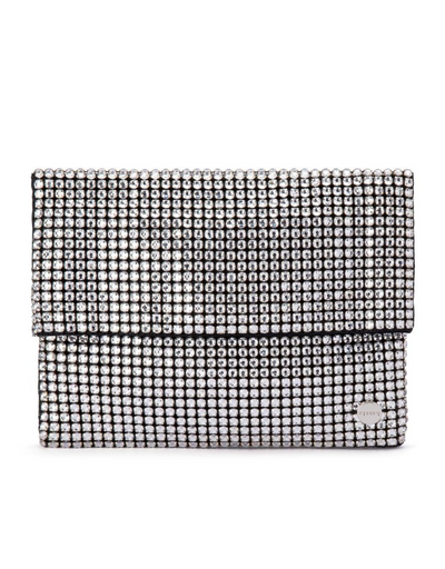 Olga Berg - Dianna Soft Crystal Clutch Black - Say It Sister