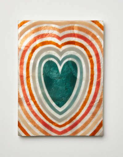 Golden Heart Wall Tile - Say It Sister