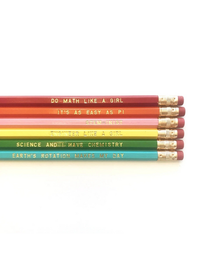 Girls In STEAM Pencil Pack - Say It Sister