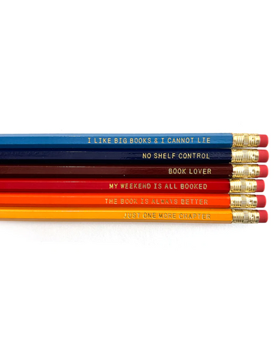 Book Lover Pencil Pack - Say It Sister