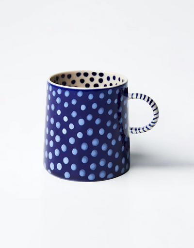 Chino Espresso Cup Navy Spot - Say It Sister
