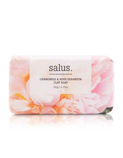 Salus - Chamomile & Rose Geranium Clay Soap - Say It Sister