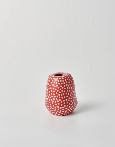 Facet Vase Medium Red Spot - Say It Sister