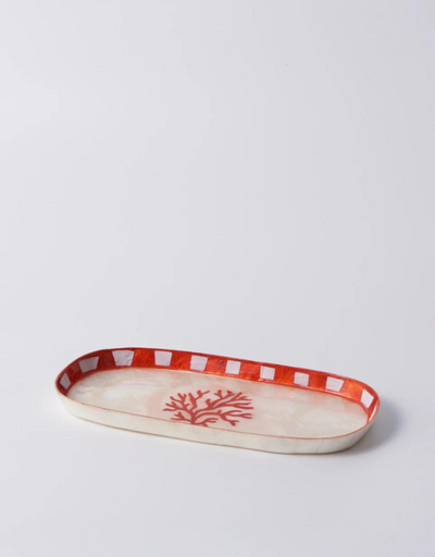 Atlantic Coral Tray Red - Say It Sister