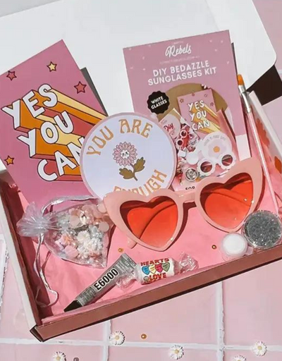 Adults DIY Bedazzle Sunglasses Kit - Pink - Say It Sister