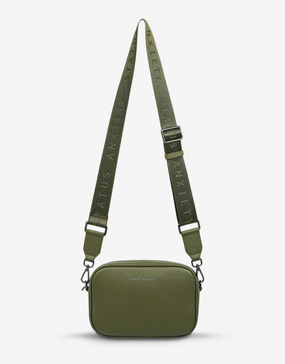 Status Anxiety - Plunder Bag With Webbed Strap - Khaki - Say It Sister