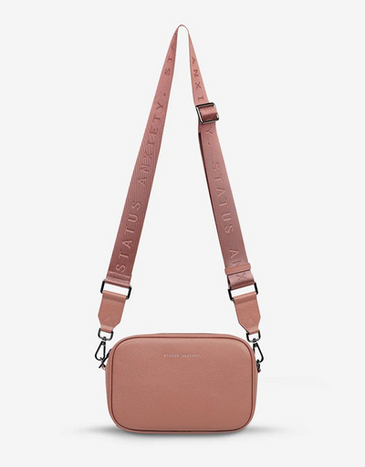 Status Anxiety - Plunder Bag With Webbed Strap - Dusty Rose - Say It Sister