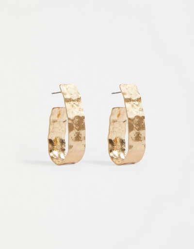 Elk - Gild Large Hoop Earring Gold - Say It Sister