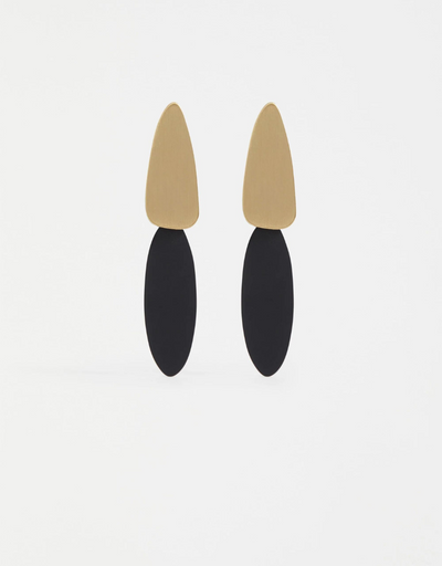 Elk - Finn Long Drop Earring Black - Say It Sister