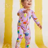 Halcyon Nights - Sundae Funday Long Sleeve Zip Suit, baby, Halcyon Nights - Say It Sister