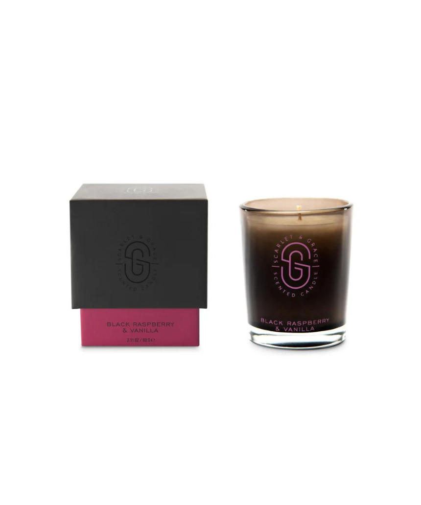 Scarlet & Grace - Black Raspberry & Vanilla 60g Candle, Candle, Scarlet and Grace - Say It Sister