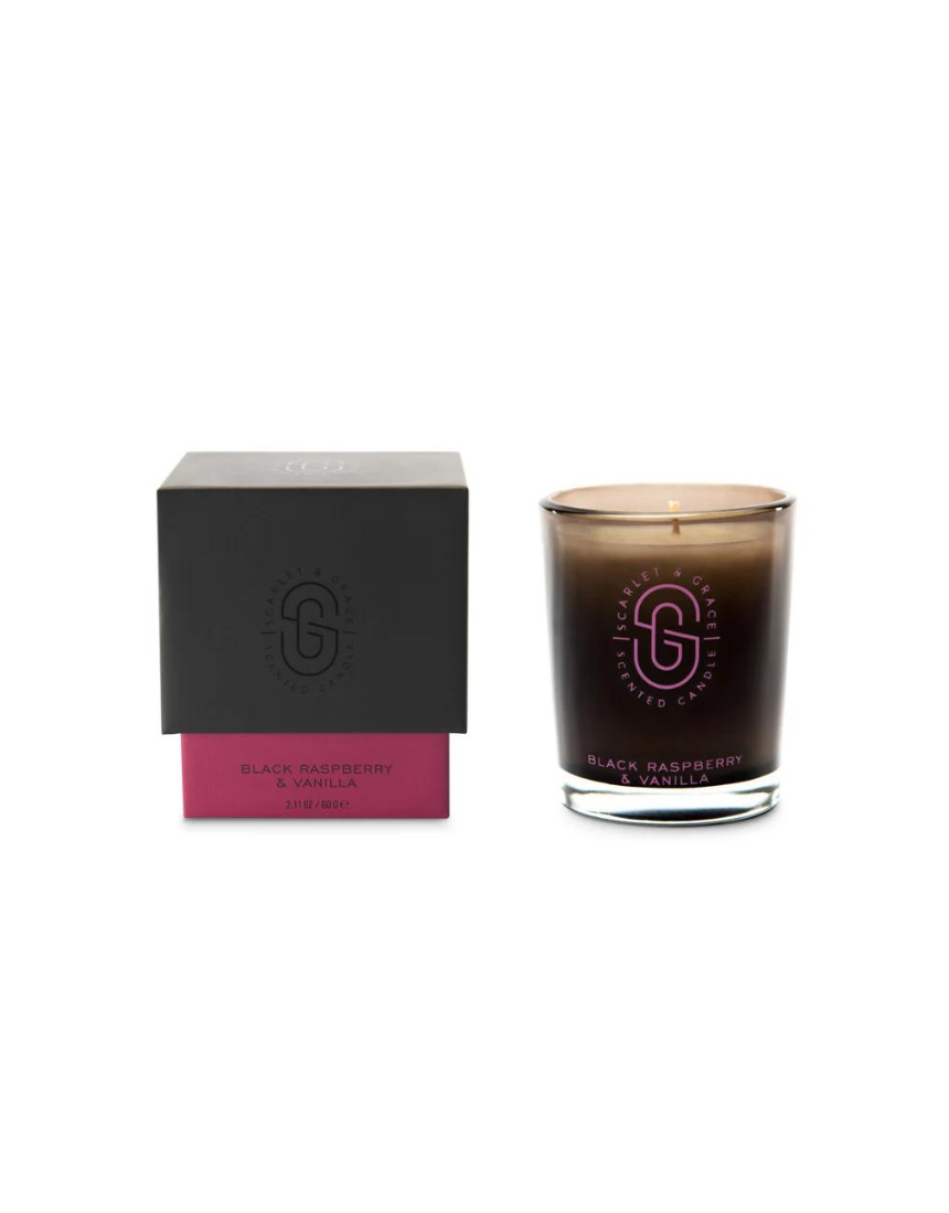 Scarlet & Grace - Black Raspberry & Vanilla 60g Candle, Candle, Scarlet and Grace - Say It Sister