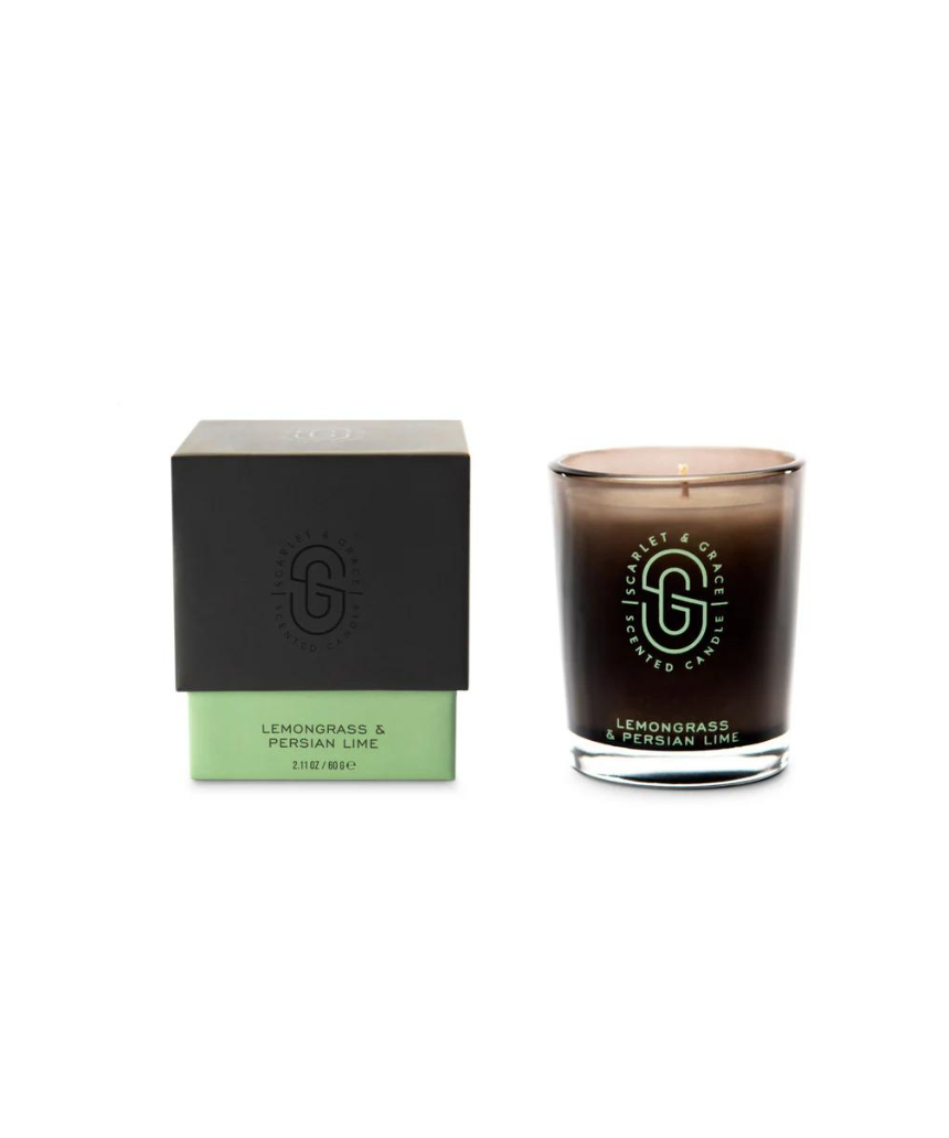 Scarlet & Grace - Lemongrass & Persian Lime 60g Candle, Candle, Scarlet and Grace - Say It Sister