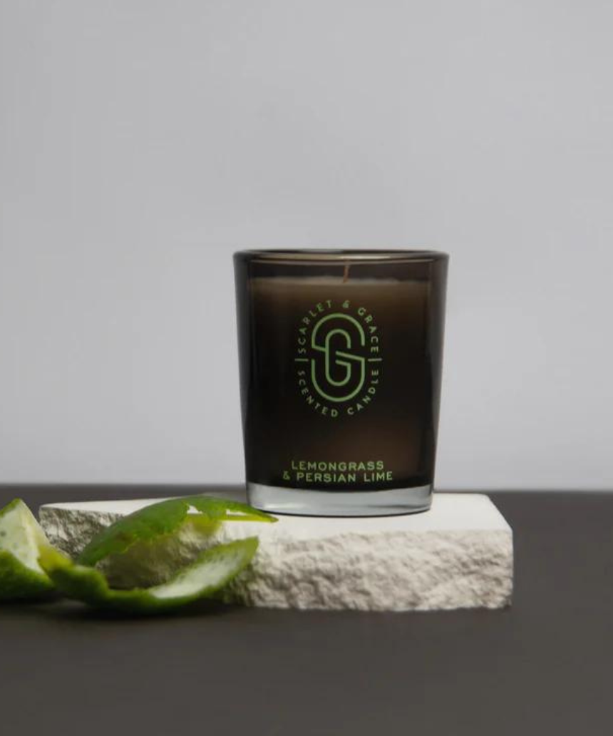 Scarlet & Grace - Lemongrass & Persian Lime 60g Candle, Candle, Scarlet and Grace - Say It Sister