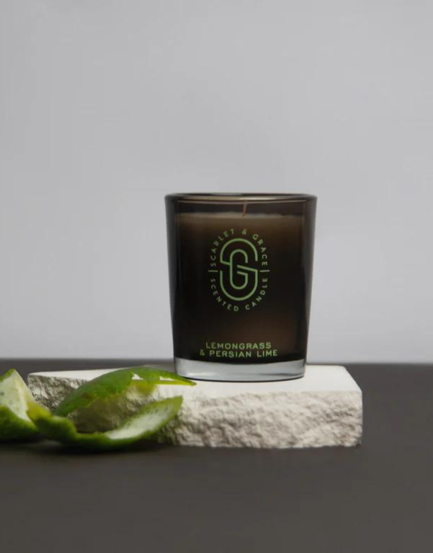 Scarlet & Grace - Lemongrass & Persian Lime 60g Candle, Candle, Scarlet and Grace - Say It Sister