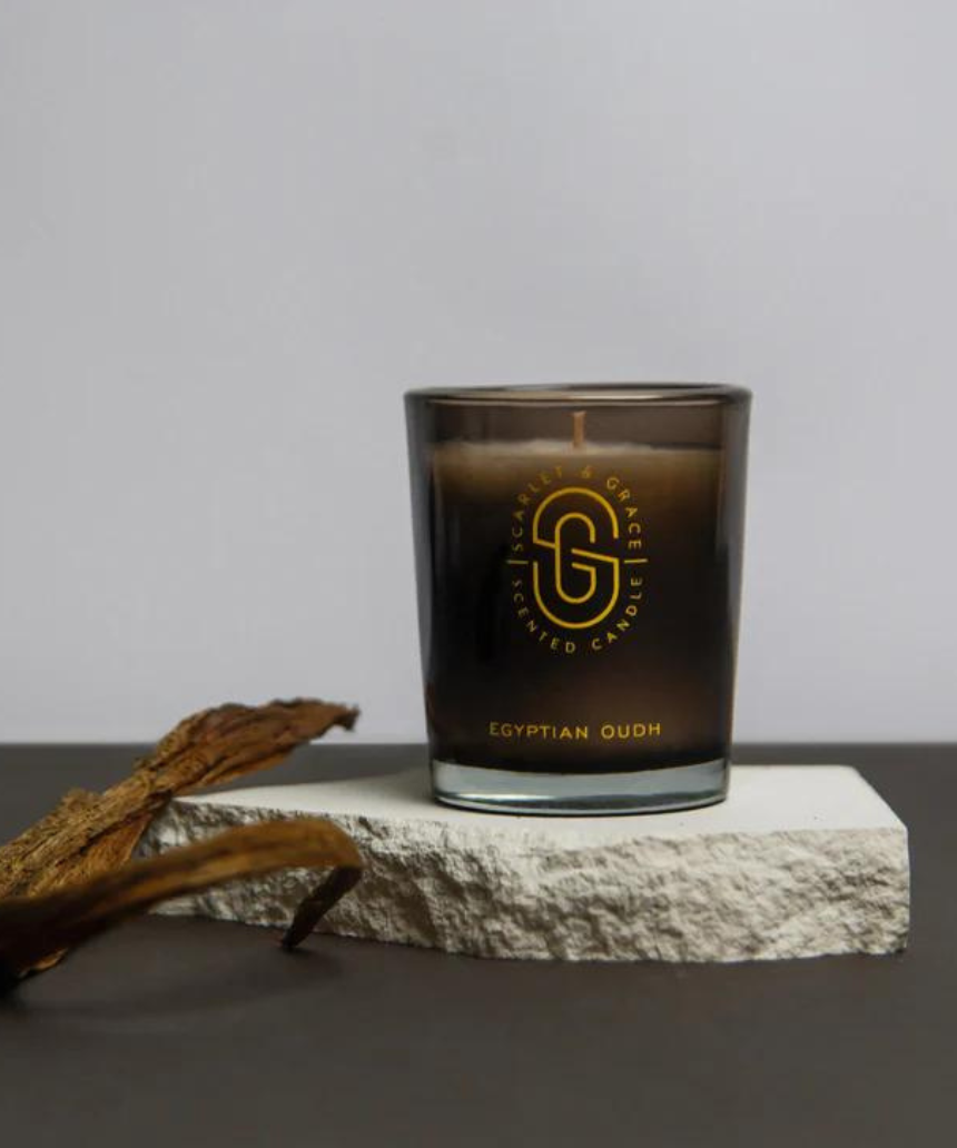 Scarlet & Grace - Egyptian Oudh 60g Candle, Candle, Scarlet and Grace - Say It Sister