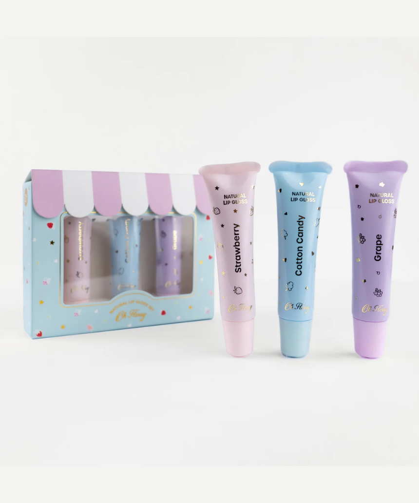 Oh Flossy - Natural Lip Gloss Set, kids, Oh Flossy - Say It Sister