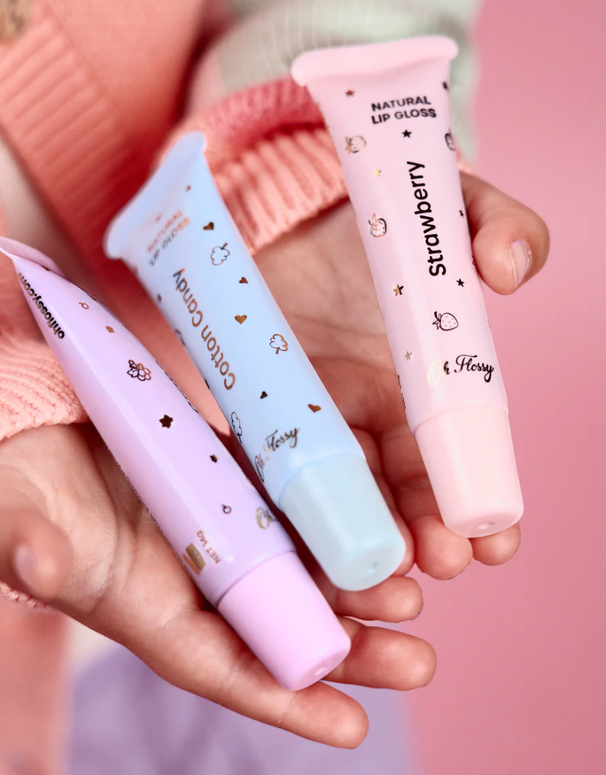 Oh Flossy - Natural Lip Gloss Set, kids, Oh Flossy - Say It Sister