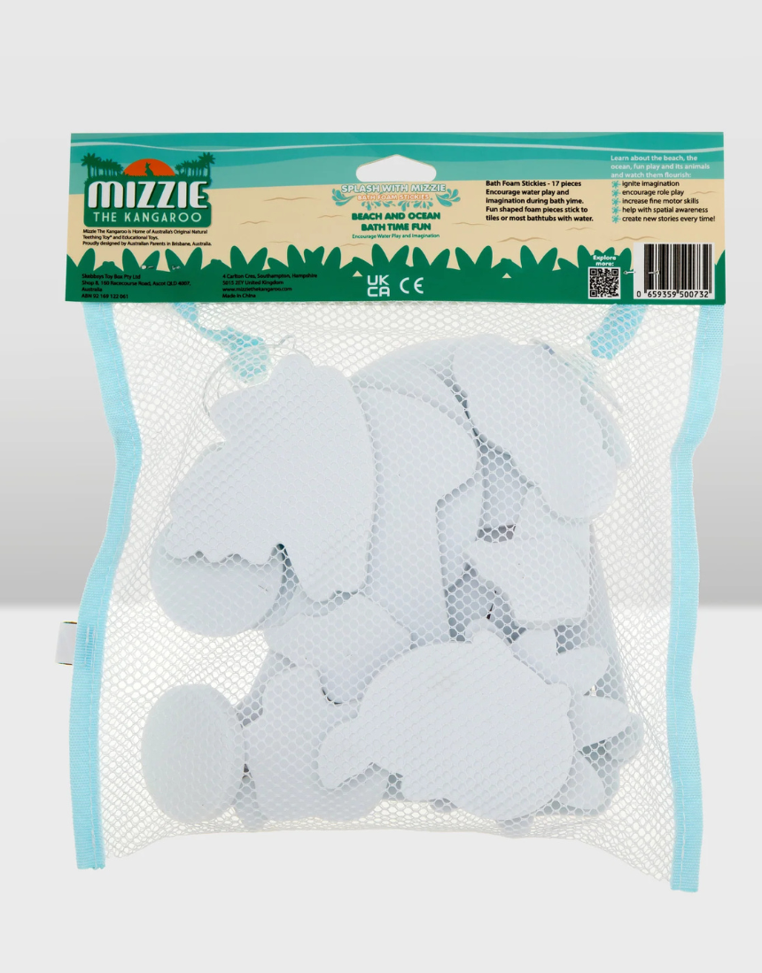 Mizzie the Kangaroo - Bath Foam Stickies, Baby Gift Sets, Mizzie the Kangaroo - Say It Sister