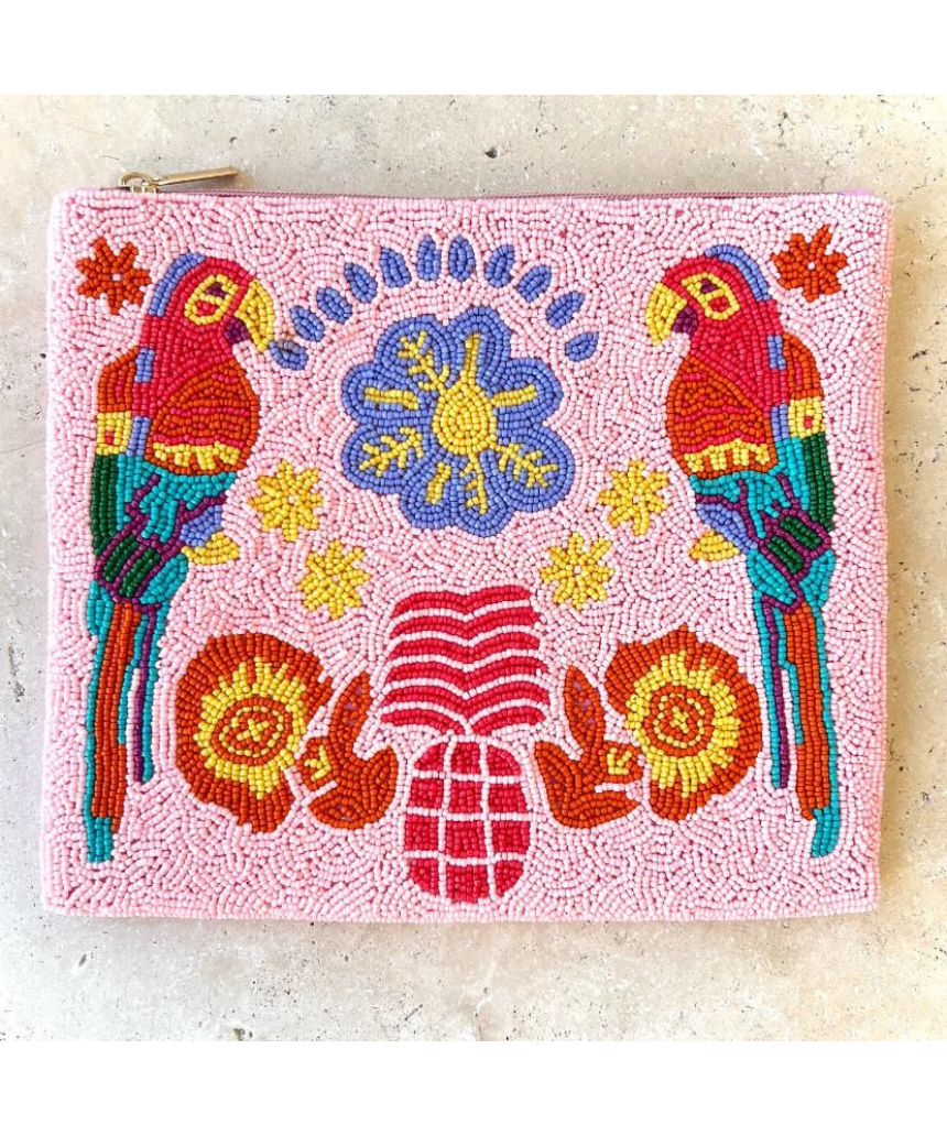 Inca Parrot Beaded Clutch, clutch, Anna Nova - Say It Sister