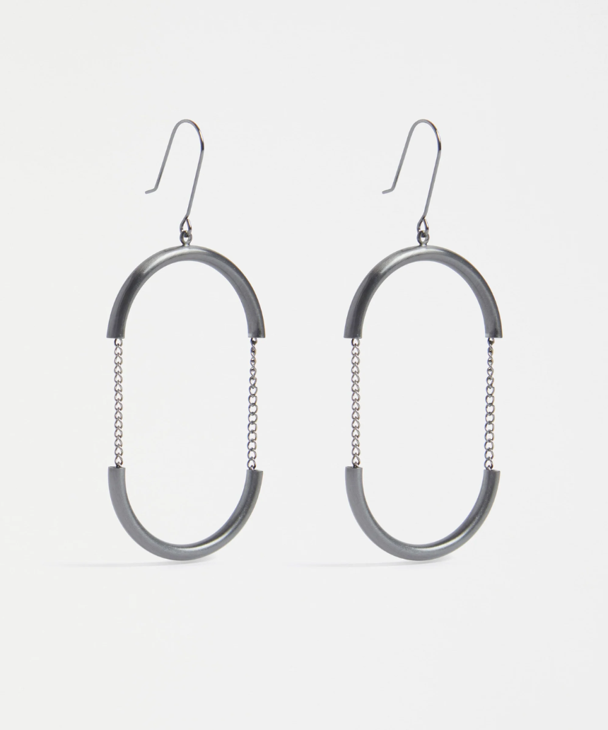 Elk - Skara Earring Gunmetal, Earrings, Elk - Say It Sister