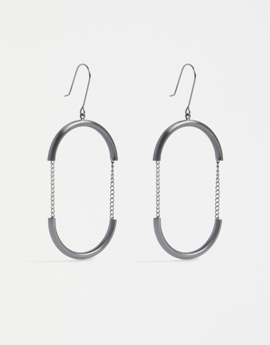 Elk - Skara Earring Gunmetal, Earrings, Elk - Say It Sister
