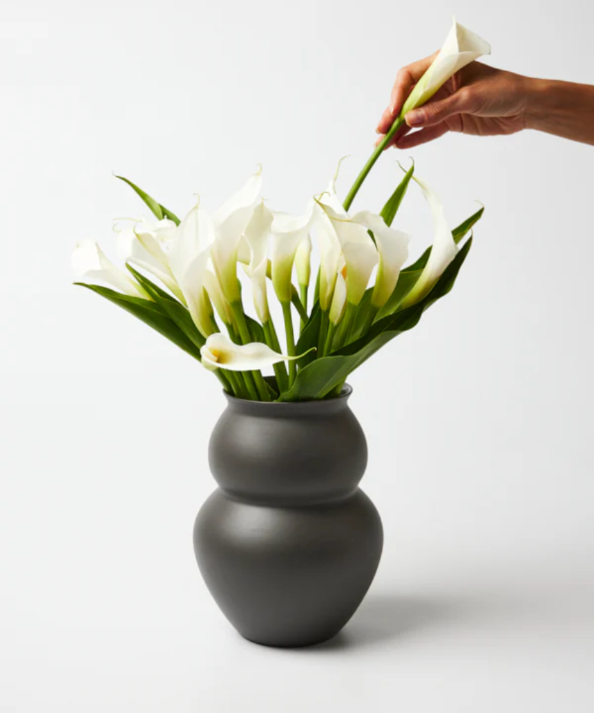 Happy Vase Wide Stormy, vase, Jones & Co - Say It Sister